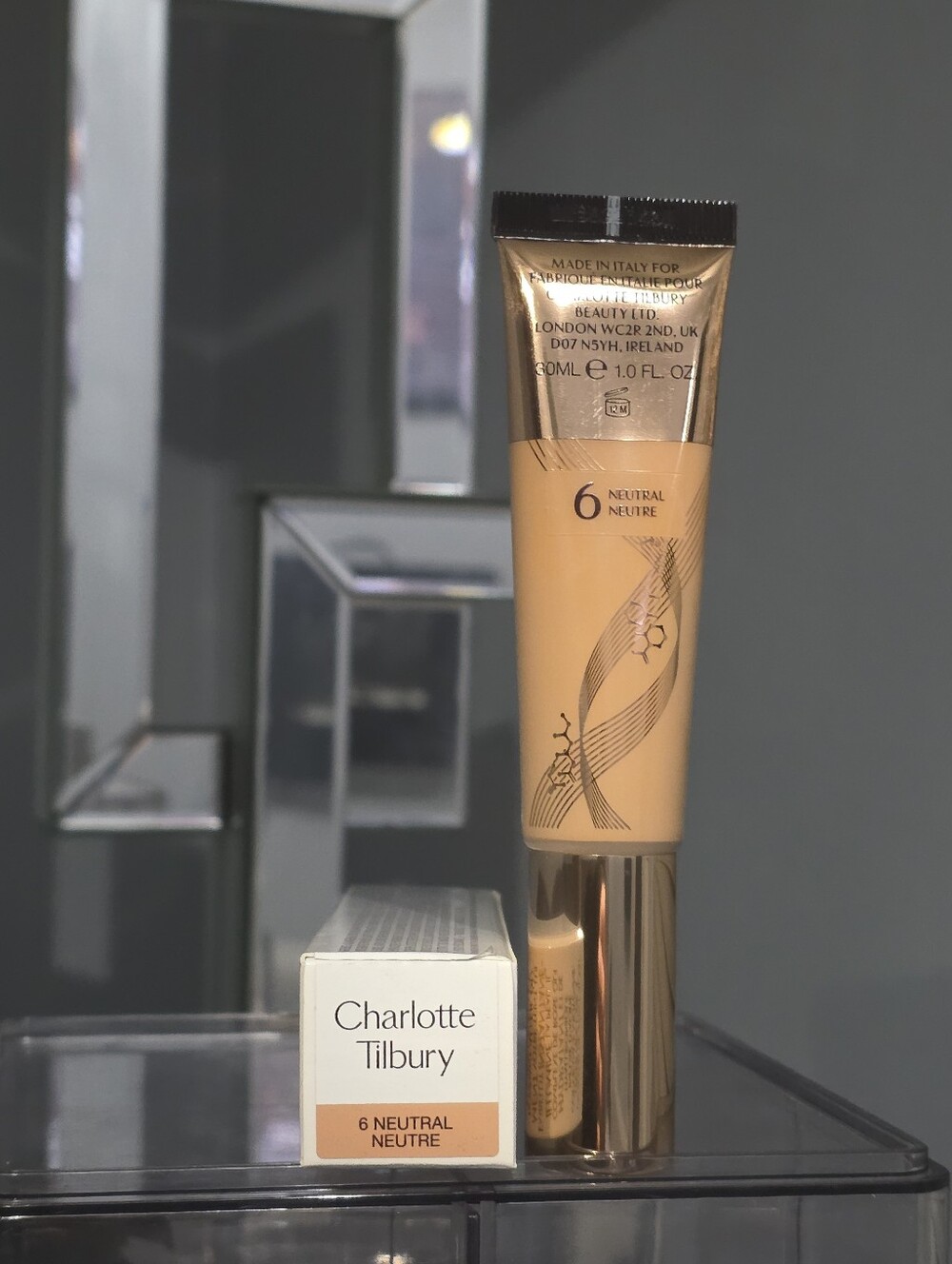 Charlotte Tilbury Beautiful Skin Foundation - Shade 6 Neutral - 30ml - BNIB